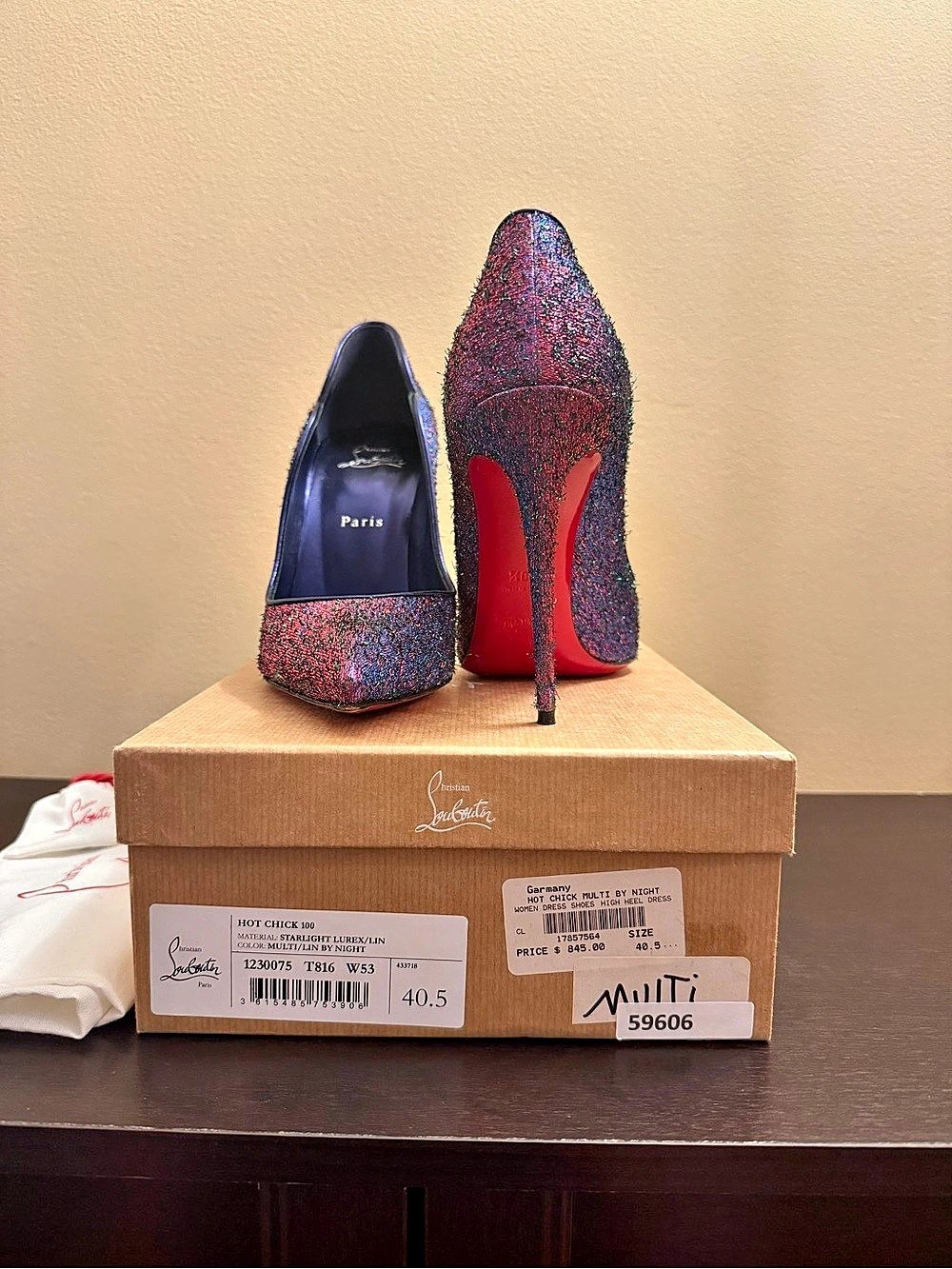 Christian Louboutin Hot Chick 100mm Size 40.5